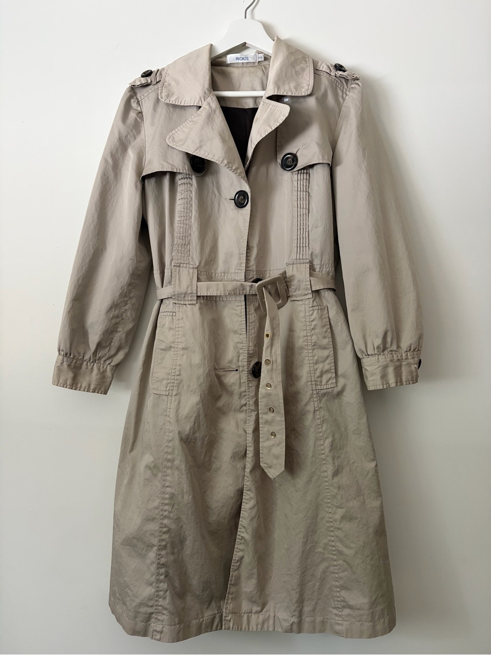 Ricki's Light Beige Trench Coat with Belt